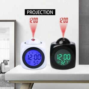 Reloj Despertador Digital LCD Proyector – Bryo