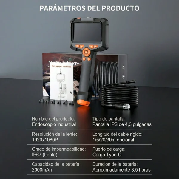 Endoscopio Industrial de Inspección