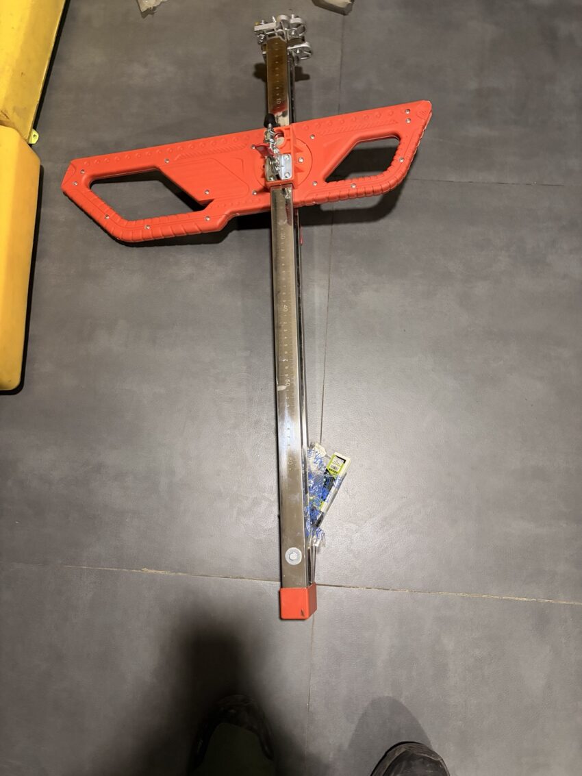 Cortadora de volcanita plegable para obra y taller